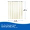 Kenney Mfg Water Repellant Jacquard Fabric Shower Curtain, 70in W x 72in H, White KN61306PS - alternate 3